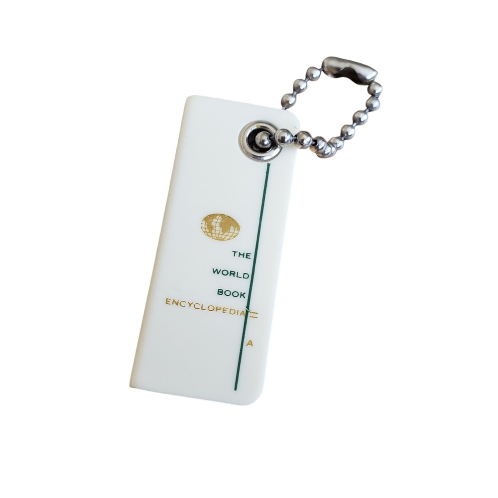 New Vintage The‎ World Keychain Address Book Miniature Collectible Nostalgia